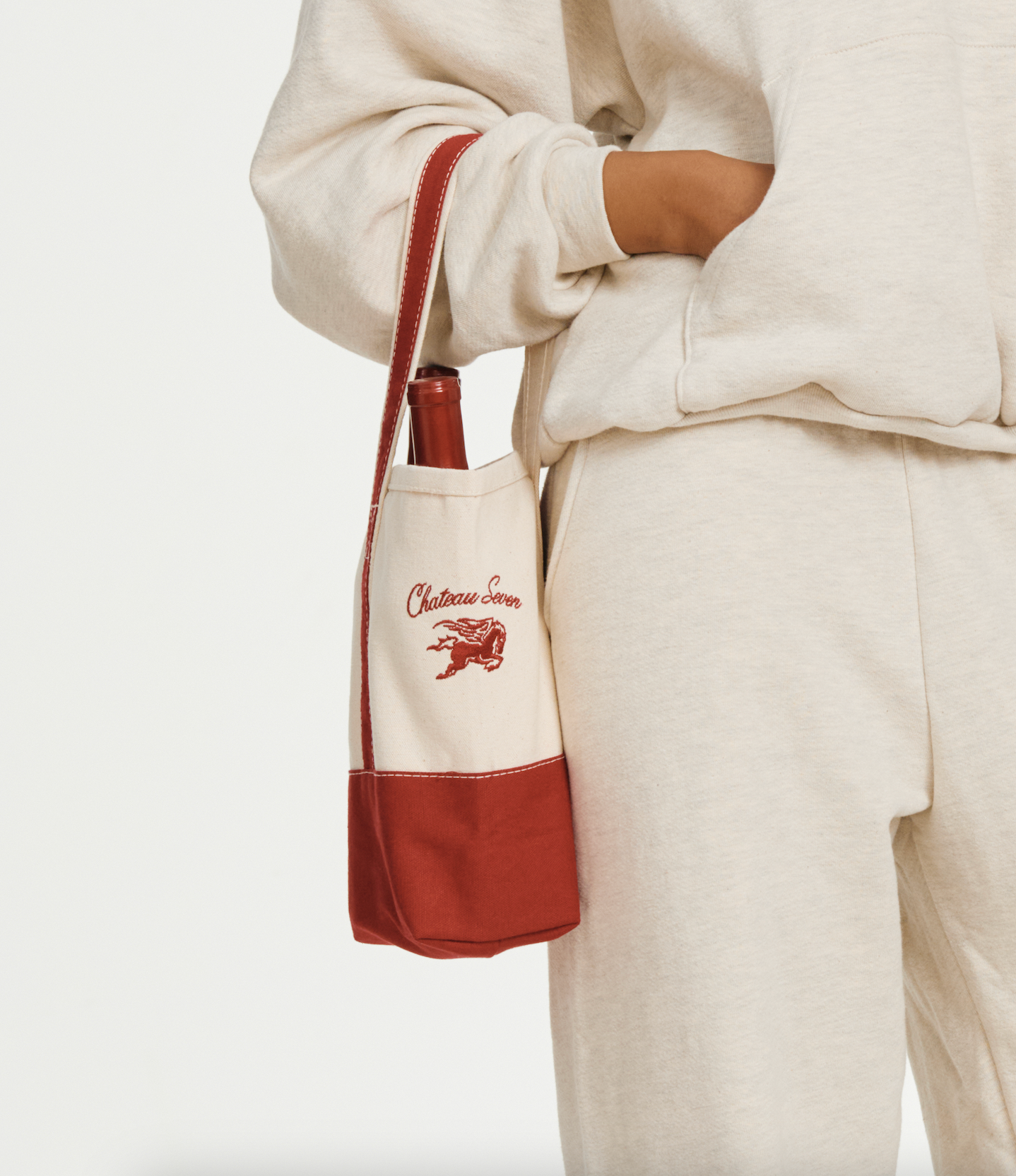 NC MAROON WINE TOTE