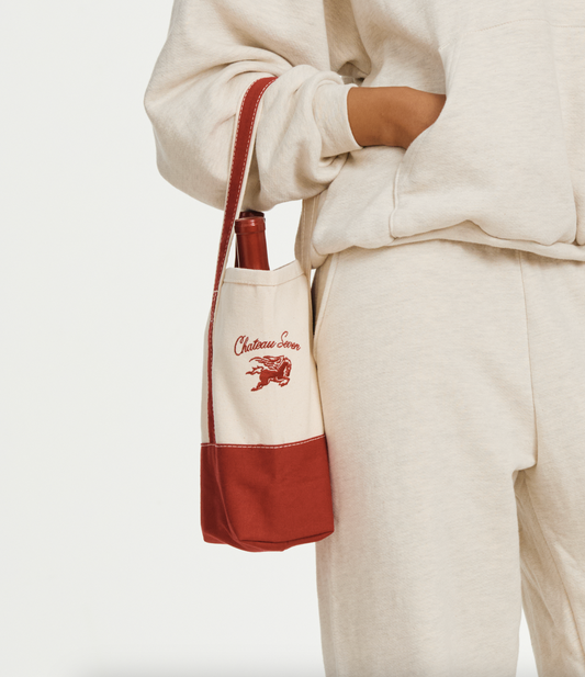 NC MAROON WINE TOTE